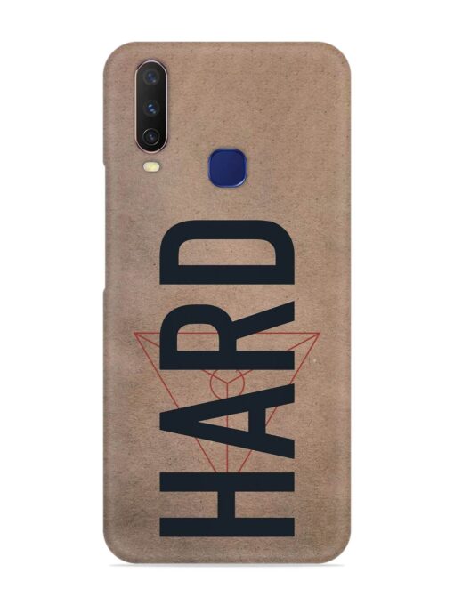 Hard Typo Snap Case for Vivo Y12 Zapvi