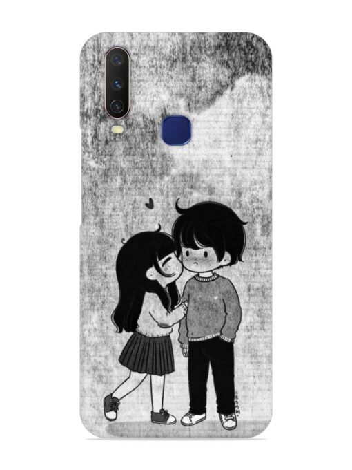 Couple Love Highlights Snap Case for Vivo Y12