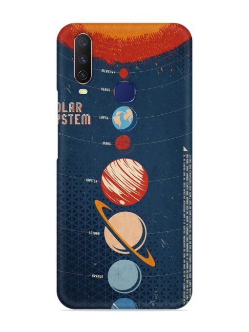 Solar System Vector Snap Case for Vivo Y12 Zapvi