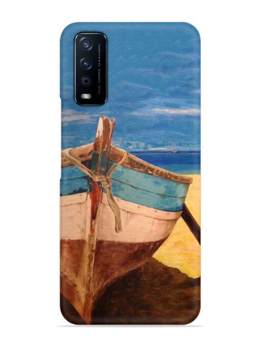 Canvas Painting Snap Case for Vivo Y12G