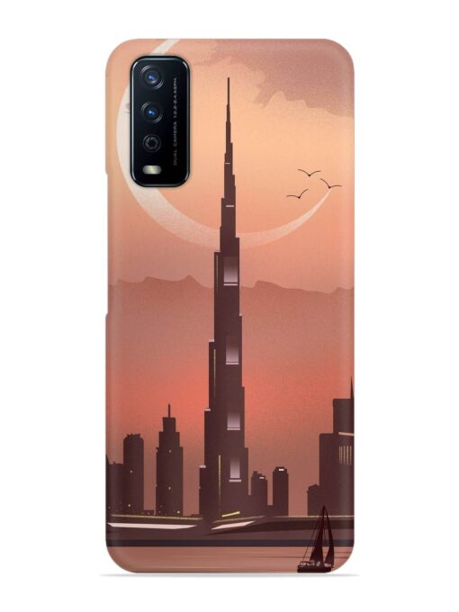 Landmark Burj Khalifa Snap Case for Vivo Y12G Zapvi