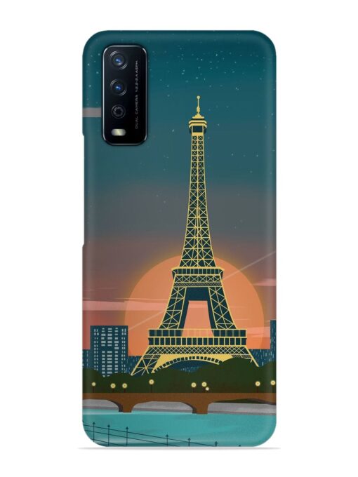 Scenery Architecture France Paris Snap Case for Vivo Y12G Zapvi