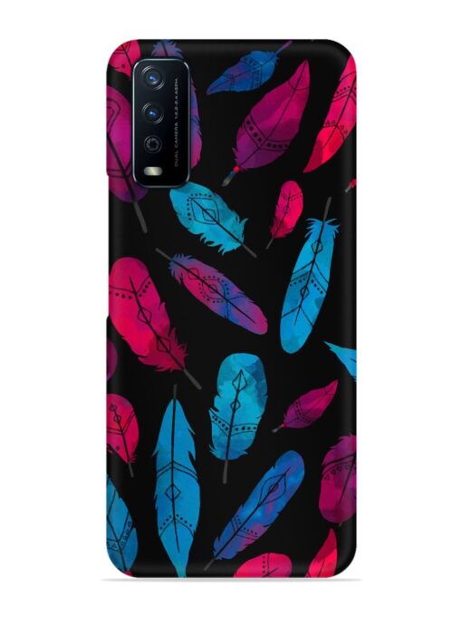 Feather Art Snap Case for Vivo Y12G