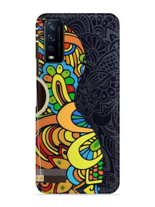 Guitar Vector Art Snap Case for Vivo Y12G