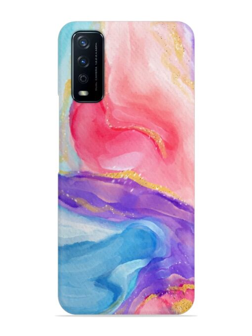 Watercolor Gradient Snap Case for Vivo Y12G Zapvi