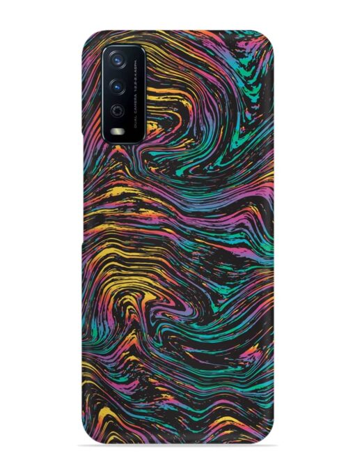 Abstract Liquid Colors Snap Case for Vivo Y12G Zapvi