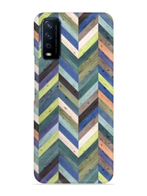 Chevron Random Color Snap Case for Vivo Y12G Zapvi