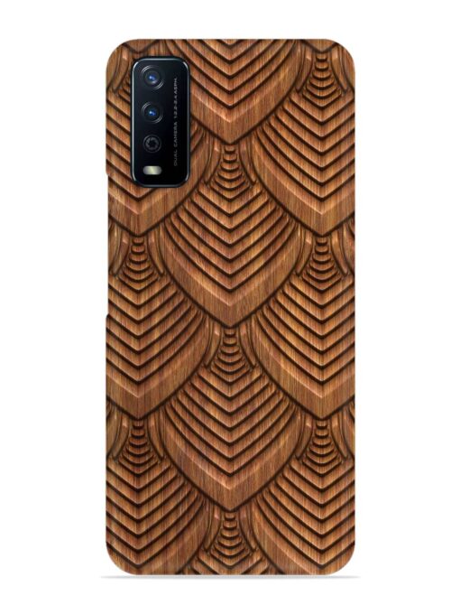 Carved Pattern On Snap Case for Vivo Y12G