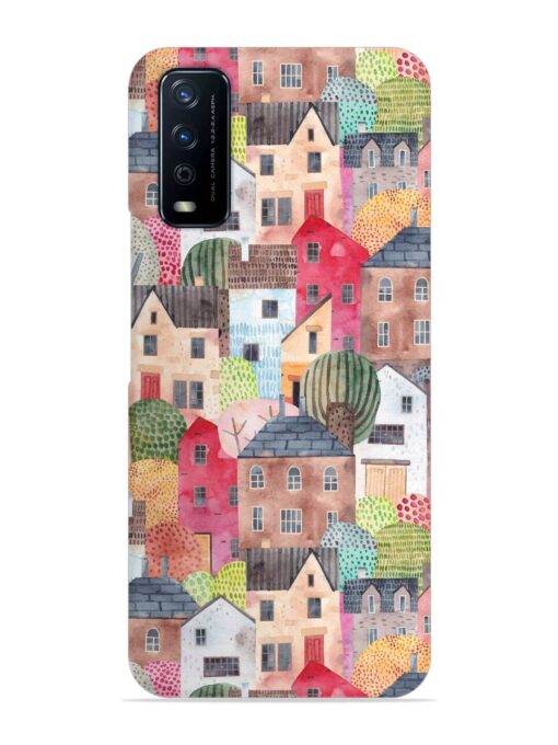 Abstract Seamless Pattern Snap Case for Vivo Y12G