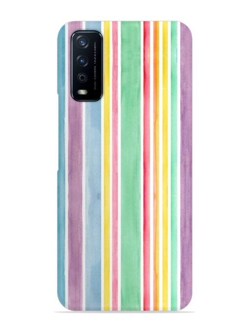 Hand Drawn Watercolor Snap Case for Vivo Y12G