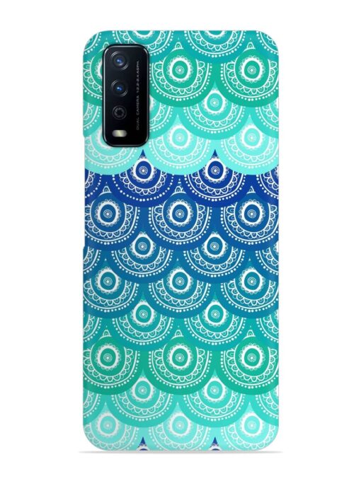 Ethnic Seamless Pattern Snap Case for Vivo Y12G