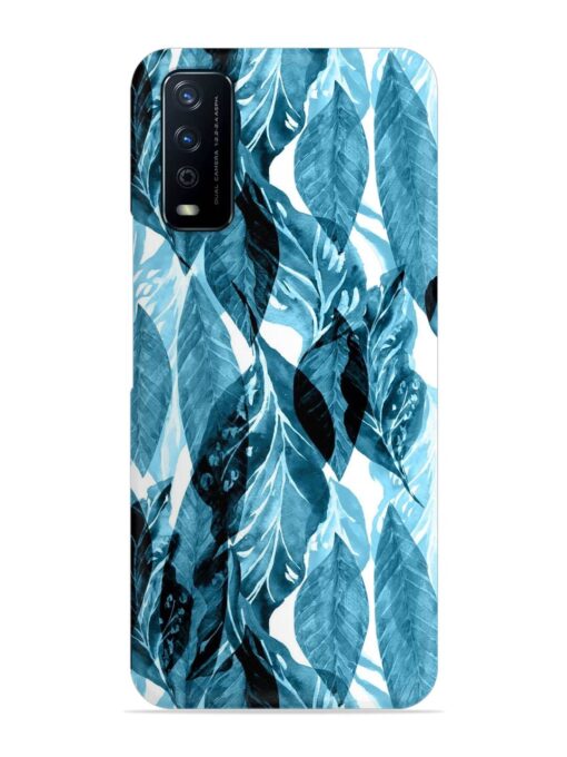 Leaves Pattern Jungle Snap Case for Vivo Y12G