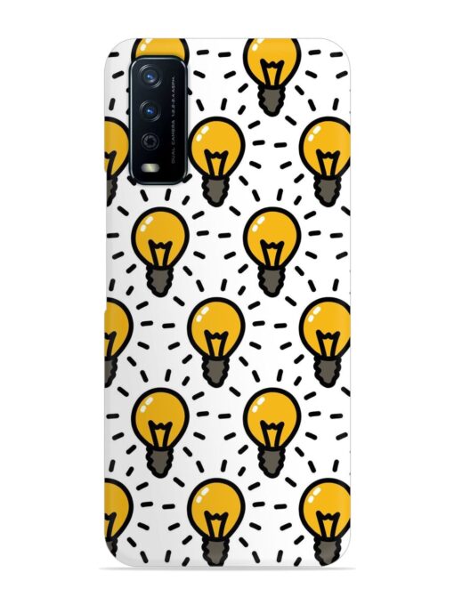 Light Bulb Seamless Snap Case for Vivo Y12G