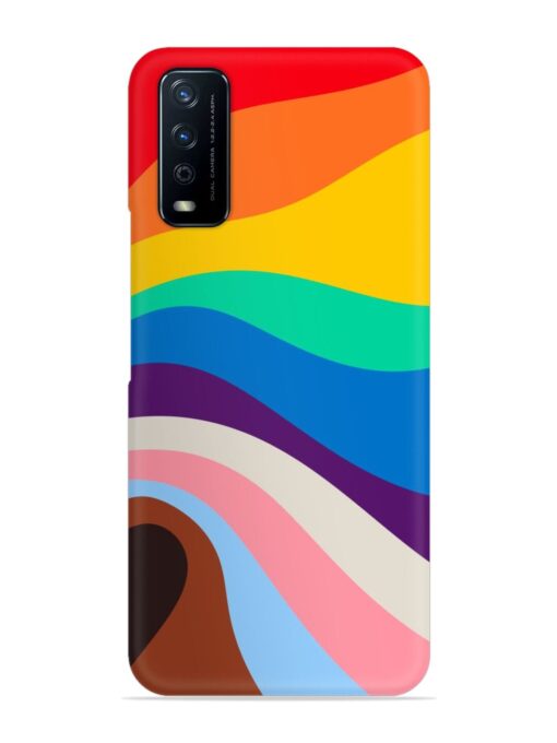 Minimal Pride Art Snap Case for Vivo Y12G