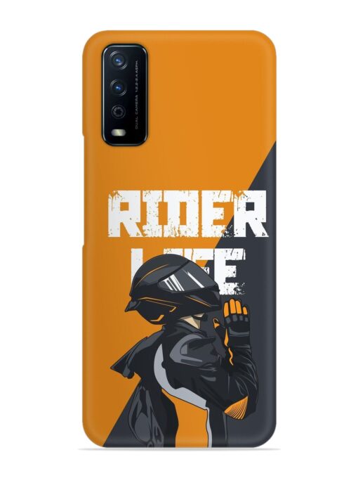 Rider Life Snap Case for Vivo Y12G