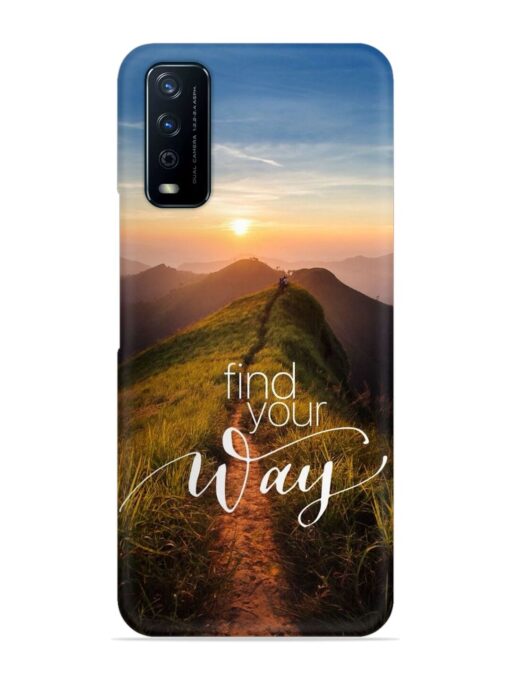 Find Your Way Snap Case for Vivo Y12G