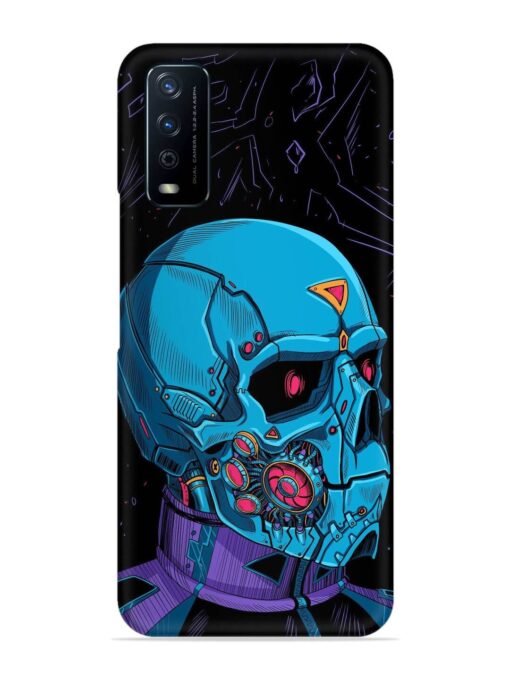 Skull Robo Vector Snap Case for Vivo Y12G