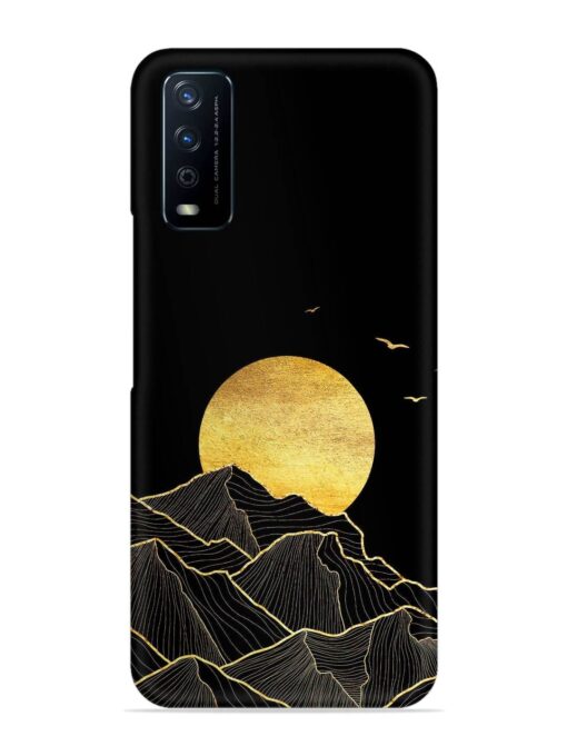 Golden Sunrise Snap Case for Vivo Y12G Zapvi