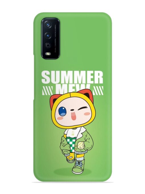 Summer Mew Snap Case for Vivo Y12G