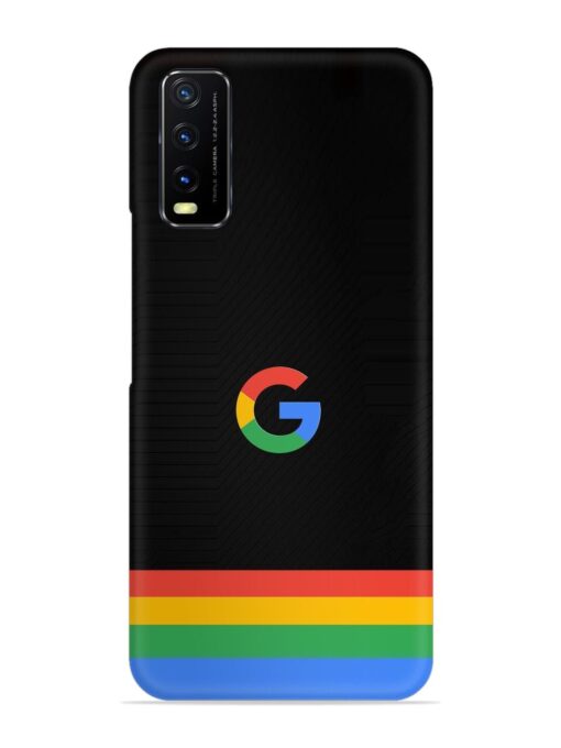 Google Logo Art Snap Case for Vivo Y12S Zapvi