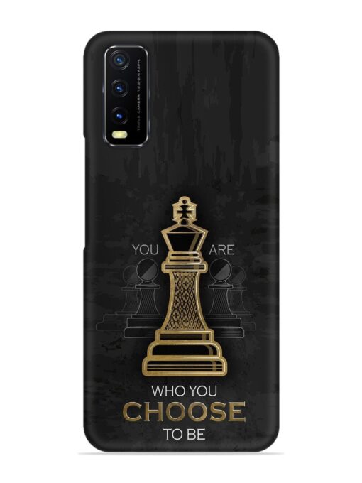 You Are Who Choose To Be Snap Case for Vivo Y12S Zapvi