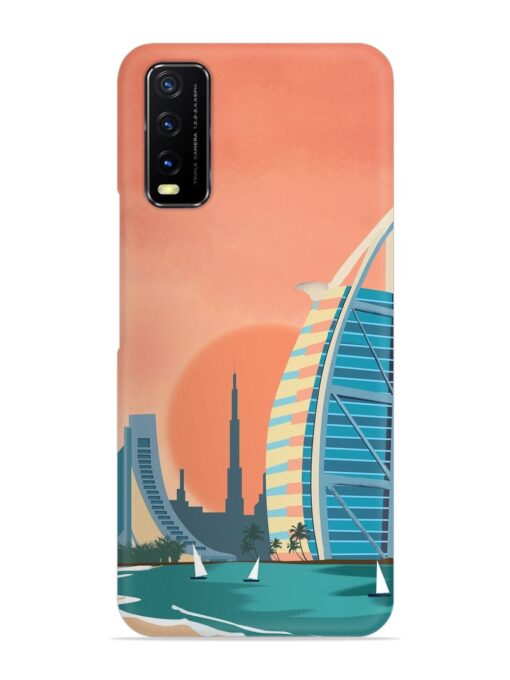 Dubai Architectural Scenery Snap Case for Vivo Y12S Zapvi