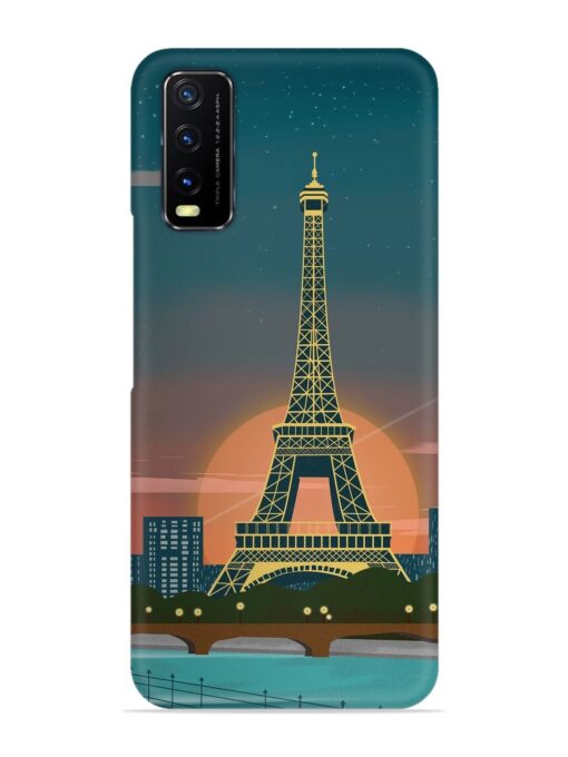 Scenery Architecture France Paris Snap Case for Vivo Y12S Zapvi