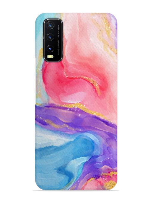 Watercolor Gradient Snap Case for Vivo Y12S Zapvi