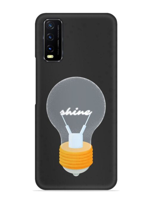 Bulb Background Snap Case for Vivo Y12S Zapvi