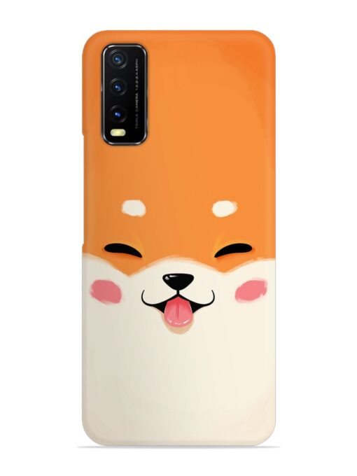 Happy Cat Art Snap Case for Vivo Y12S Zapvi