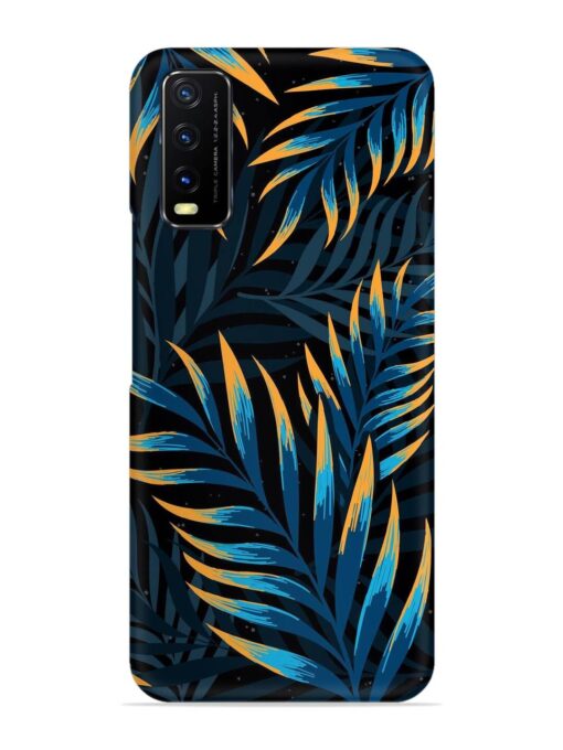 Abstract Leaf Art Snap Case for Vivo Y12S Zapvi