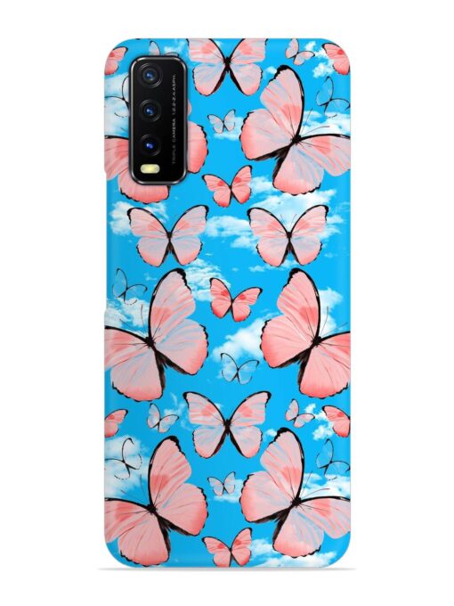 Seamless Pattern Tropical Snap Case for Vivo Y12S Zapvi