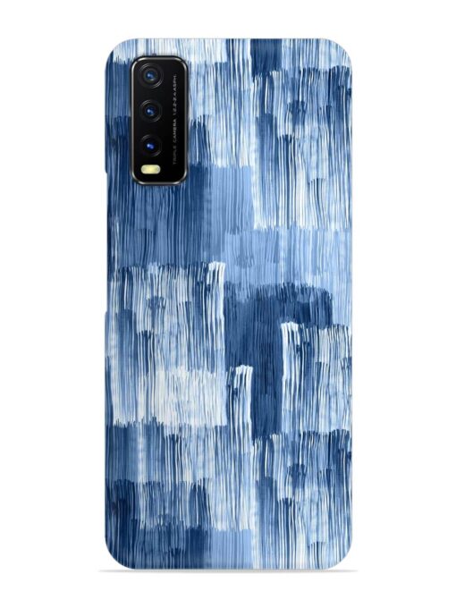 Abstract Pattern Stripes Snap Case for Vivo Y12S Zapvi