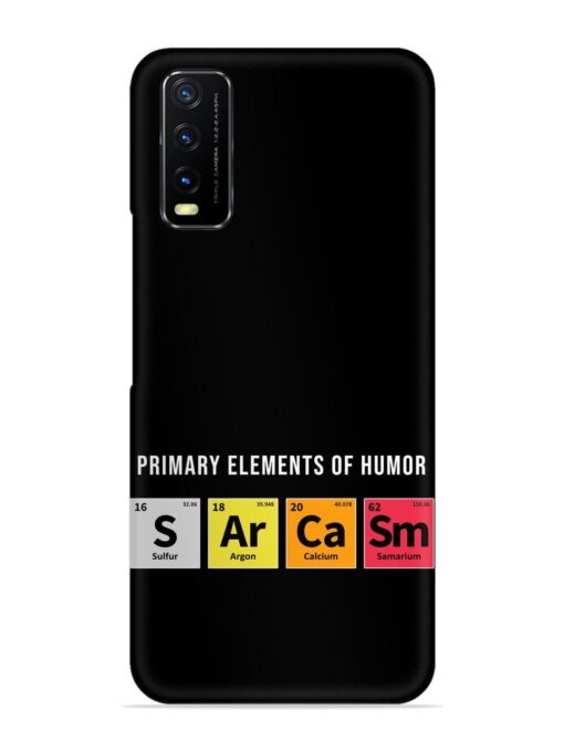 Primary Elements Humor Snap Case for Vivo Y12S Zapvi