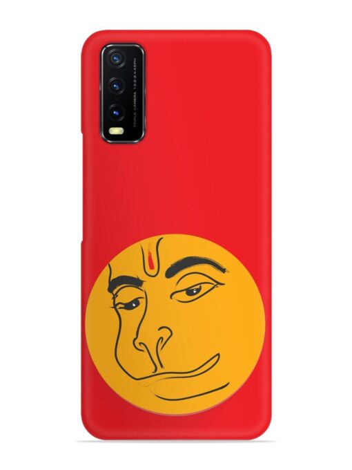 Lord Hanuman Vector Snap Case for Vivo Y12S Zapvi