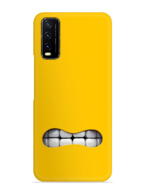 Mouth Character On Snap Case for Vivo Y12S Zapvi