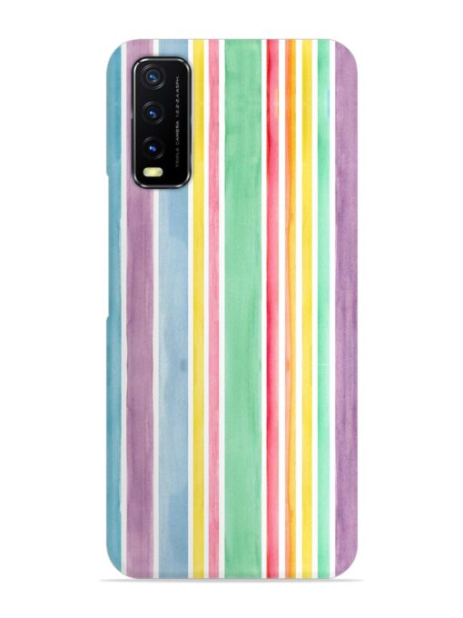 Hand Drawn Watercolor Snap Case for Vivo Y12S Zapvi