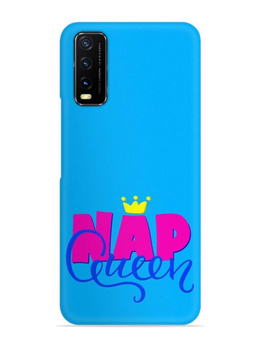 Nap Queen Quote Snap Case for Vivo Y12S Zapvi