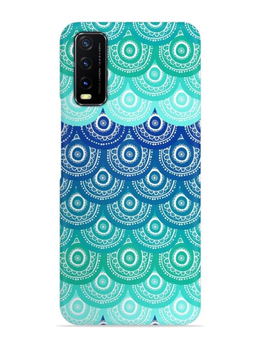 Ethnic Seamless Pattern Snap Case for Vivo Y12S Zapvi