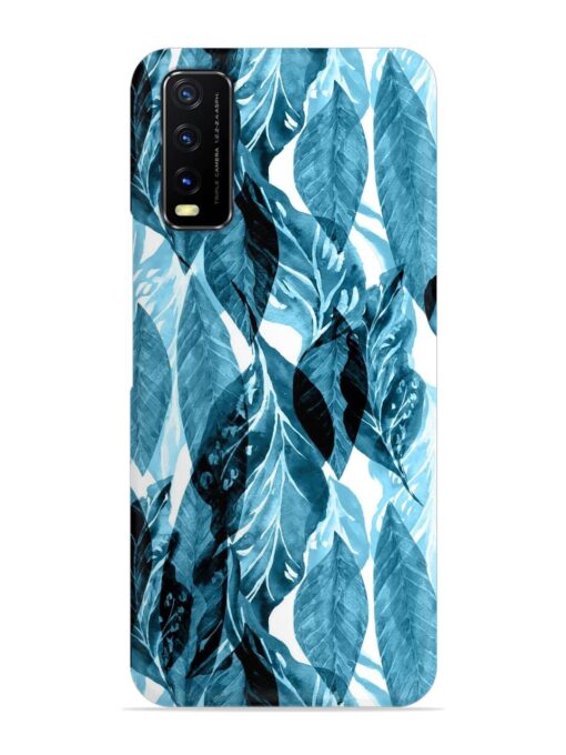 Leaves Pattern Jungle Snap Case for Vivo Y12S Zapvi