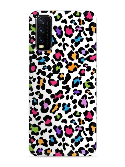 Seamless Leopard Pattern Snap Case for Vivo Y12S Zapvi