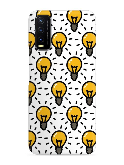 Light Bulb Seamless Snap Case for Vivo Y12S Zapvi