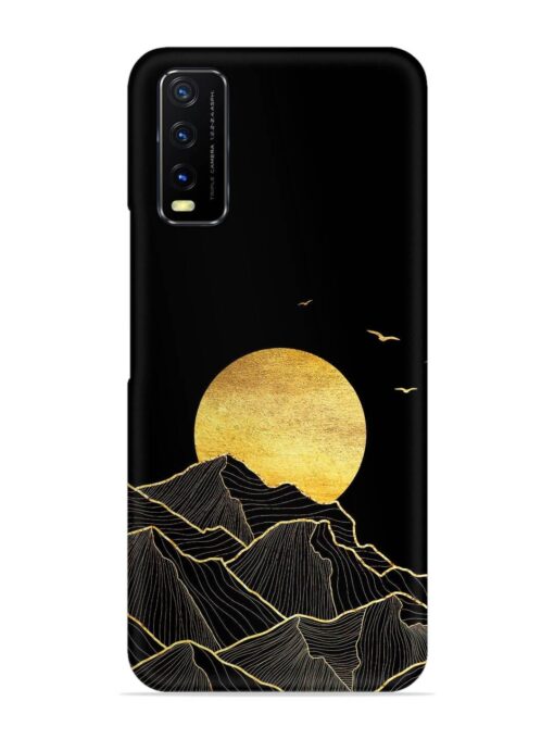 Golden Sunrise Snap Case for Vivo Y12S Zapvi