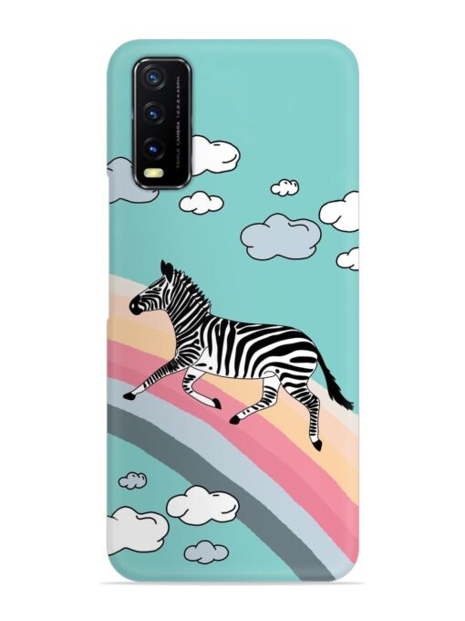 Running Zebra Snap Case for Vivo Y12S Zapvi