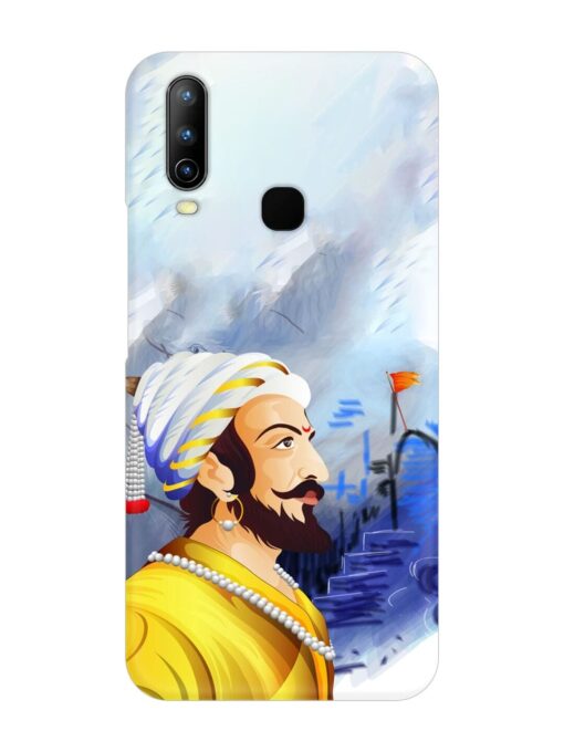 Shivaji Maharaj Color Paint Art Snap Case for Vivo Y15 Zapvi