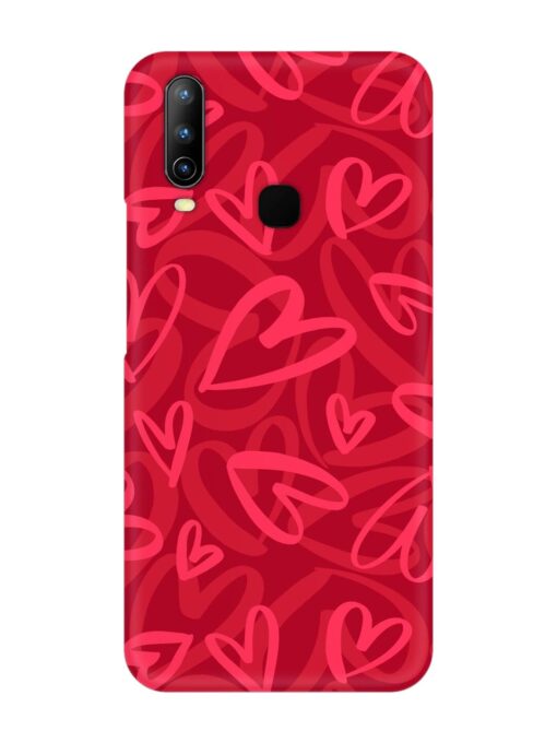 Seamless Romantic Pattern Snap Case for Vivo Y15 Zapvi