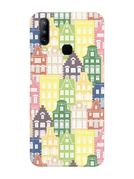 Seamless Shapes Pattern Snap Case for Vivo Y15 Zapvi