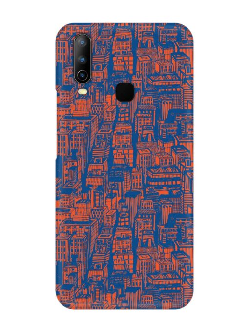 Hand Drawn Seamless Snap Case for Vivo Y15 Zapvi