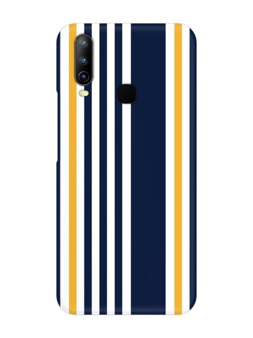 Seamless Stripe Pattern Snap Case for Vivo Y15 Zapvi