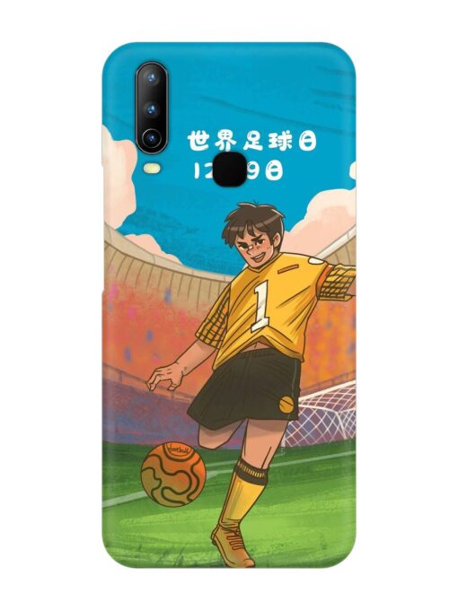 Soccer Kick Snap Case for Vivo Y15 Zapvi